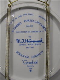 1994 DOCTOR 24th Edition 7-1/2 inch Plate  (Hummel 290, TMK 7)