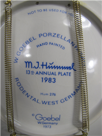 1983 POSTMAN 13th Annual 7-1/2 inch Plate  (Hummel 276, TMK 6)