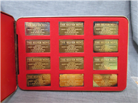 The Last Major Silver Producing Nations Gold on Silver Ingots Collection  (Silver Mint)