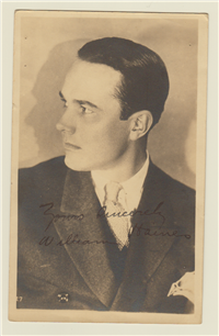 William Haines (Actor, 1911-1973) Signed Publicity Photo circa 1920s