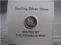 Jimmy Carter Presidential Sterling Mini-Coin (Franklin Mint, 1977)