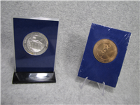 Rededication of Old Dorm Gettysburg College Medal (Franklin Mint, 1970)