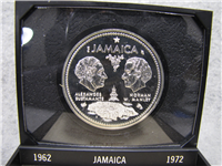 JAMAICA 10th Anniversary $10 Proof Silver Coin (RCM, 1972)