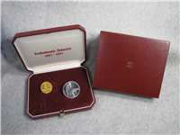 1291 - 1991 B SWITZERLAND Confedoederatio Helvetica 250 Francs Gold + 20 Francs Silver Coin Set