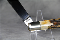 1992 KA-BAR CK92 Club Exclusive Stag Folding Lockback Knife