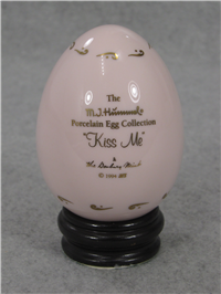 M. I. Hummel KISS ME 3-1/2 inch Porcelain Egg  (Danbury Mint, 1994)