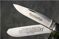 2007 REMINGTON UMC R1123 Green Bone 25th Anniversary Silver Bullet Knife