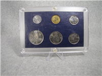 1980 (1982) SPANISH Soccer Commemorative 6 Coin Uncirculated Set
