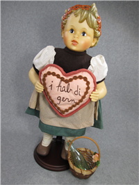 VALENTINE GIFT 16-1/2 inch Porcelain Doll Exclusive Edition (Hummel 524, 1998)