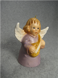 1977 Purple ANGEL BELL 3 inch Ornament  (Hummel, TMK 5)