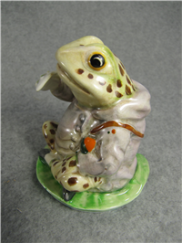 Beatrix Potter's MR. JEREMY FISHER 1st Version/1st Variation 3" Figurine (BP-2, F. Warne & Co, Beswick, England)