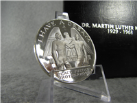 Dr. Martin Luther King, Jr. Silver & Bronze Memorial Medallion Set (International Numismatic Agency, 1969)