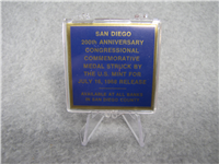 San Diego 200th Anniversary Congressional Medal (US Mint, 1968)