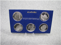 ALABAMA STATEHOOD SESQUICENTENNIAL 1819 - 1969 U. S. Mint Commemorative Medal Set