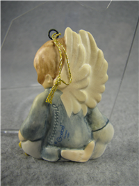1989 ANGEL IN CLOUD 2 1/2 inch Christmas Angel Ornament  (Hummel 585, TMK 6)