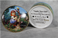 APPLE TREE GIRL 3-1/2 inch Music Box (Danbury Mint, 1993)