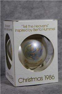 TELL THE HEAVENS 3" Berta Hummel Ornament 13th Limited Edition (Schmid, 1986)
