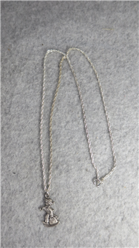 Hummel MERRY WANDERER 15/16 inch Sterling Silver Pendant Necklace (1990)