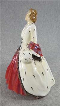 1945 THE ERMINE COAT 6 3/4" Bone China Figurine  (Royal Doulton, HN 1981)