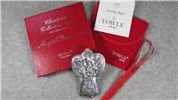 2nd Edition 3 5/8" Annual Sterling Angel Ornament  (Towle,1992) 