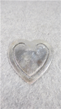 Sterling 2 1/4" Heart Shaped Book Mark  (Tiffany & Co.) 