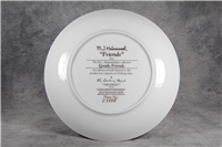 Hummel FRIENDS Limited Edition 8-1/8" Plate 23kt Gold Trim (Danbury Mint)