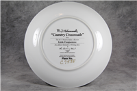 Hummel COUNTRY CROSSROADS Limited Edition 8-1/8" Plate 23kt Gold Trim (Danbury Mint)