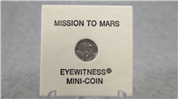 Mission To Mars Commemorative Eyewitness Platinum Mini-Coin    (Franklin Mint, 1976)