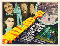 THE WIZARD OF OZ   Original American Half Sheet Style A   (MGM, 1939)