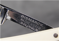 BISMARCK Solingen Germany 604 White Composite Straight Razor