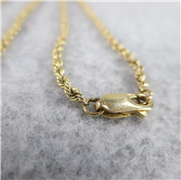 21 Inch 14KT Gold Rope Chain  (11.3 grams)