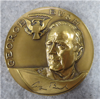 The Official George Bush Inaugural Solid Bronze Medal (Medallic Art Co., 1989)