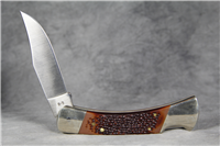 REMINGTON UMC R-9 Outdoorsman Lockback Knife & Leather Sheath