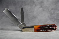2008 REMINGTON UMC RB473 Carved Amber Bone Limited Edition Veteran Bullet Knife