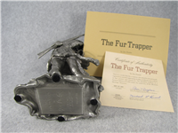 Jim Ponter's THE FUR TRAPPER Pewter Westerners Series Sculpture (Franklin Mint, 1981)