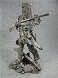 Jim Ponter's THE FUR TRAPPER Pewter Westerners Series Sculpture (Franklin Mint, 1981)