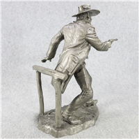 Jim Ponter's THE GUNFIGHTER Pewter Westerners Series Sculpture (Franklin Mint, 1979)