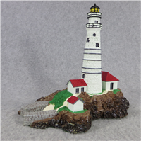 Historic International Lighthouses BOSTON LIGHT Little Brewster Island Massachusetts Sculpture (Dunbury Mint, 1992)