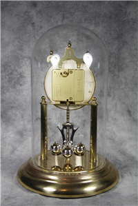 Hummel GOOSE GIRL 11-1/2 inch Anniversary Glass Dome Clock (Hummel 750, TMK 7)