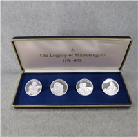 LEGACY OF MICHELANGELO MEDALS COLLECTION  (Danbury Mint, 1975)