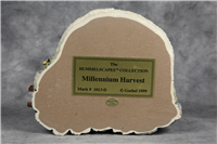 MILLENNIUM HARVEST Hummelscape (Goebel 1013-D, 1999) & LITTLE FARM HAND 4 3/4" Figurine (Hummel  2085, TMK 8)