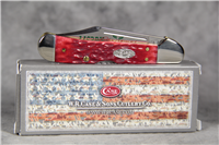 2014 CASE XX 25504 - 61749L SS Christmas Red Bone Mini CopperLock Pocket Knife
