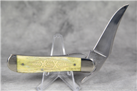2014 CASE XX 12250 - 61953L SS 125th Anniversary Olive Green Bone RussLock Knife