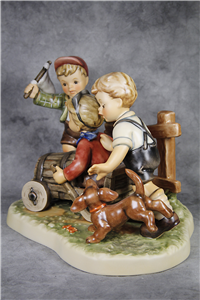 Moments In Time SOAP BOX DERBY 6-1/2" Figurine (Hummel 2121, TMK 8)