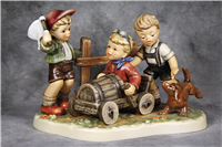 Moments In Time SOAP BOX DERBY 6-1/2" Figurine (Hummel 2121, TMK 8)