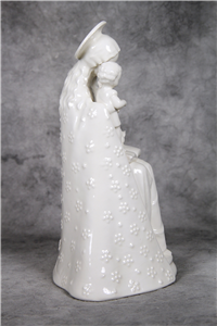 FLOWER MADONNA  8" White Overglaze Figurine  (Hummel  10/1, TMK 3)