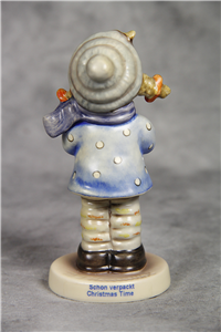 Exclusive CHRISTMAS TIME 4" Figurine (Hummel 2106, TMK 8) w/ Muscial Hummelscape