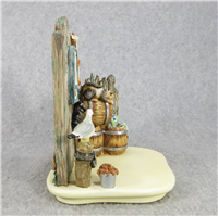 First Issue CATCH OF THE DAY 4-1/2 inch Figurine + FISHERMAN'S FEAST Hummelscape 1129-D (Hummel  2031, TMK 8)