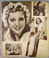 LORETTA YOUNG (1913 - 2000, Actress) Signed Glamour Photo circa 1930s