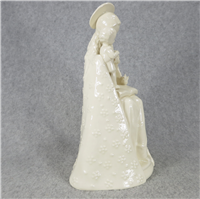 FLOWER MADONNA  8" White Overglaze Figurine  (Hummel  10/1, TMK 5)
